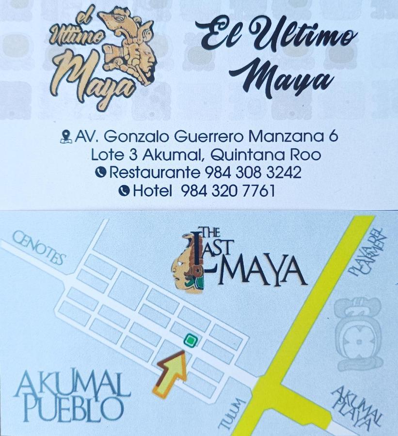El Ultimo Maya Akumal Exterior foto